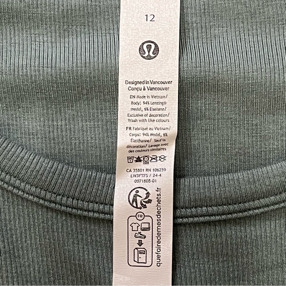 NWT Women's Lululemon Hold Tight Long Sleeve Top Everyday Lux Modern Classic - Picture 10 of 12